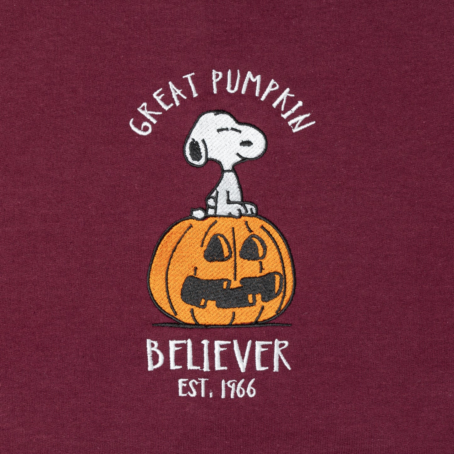 Great Pumpkin Believer Embroidered Crewneck or Hoodie