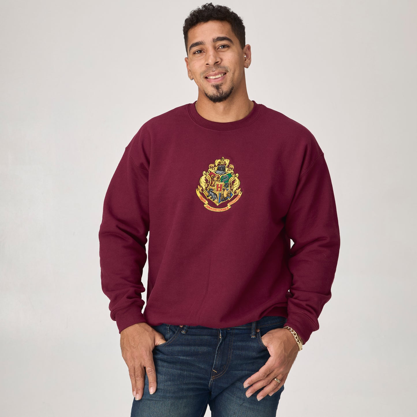 Magical Wizard-Inspired Embroidered Sweatshirt