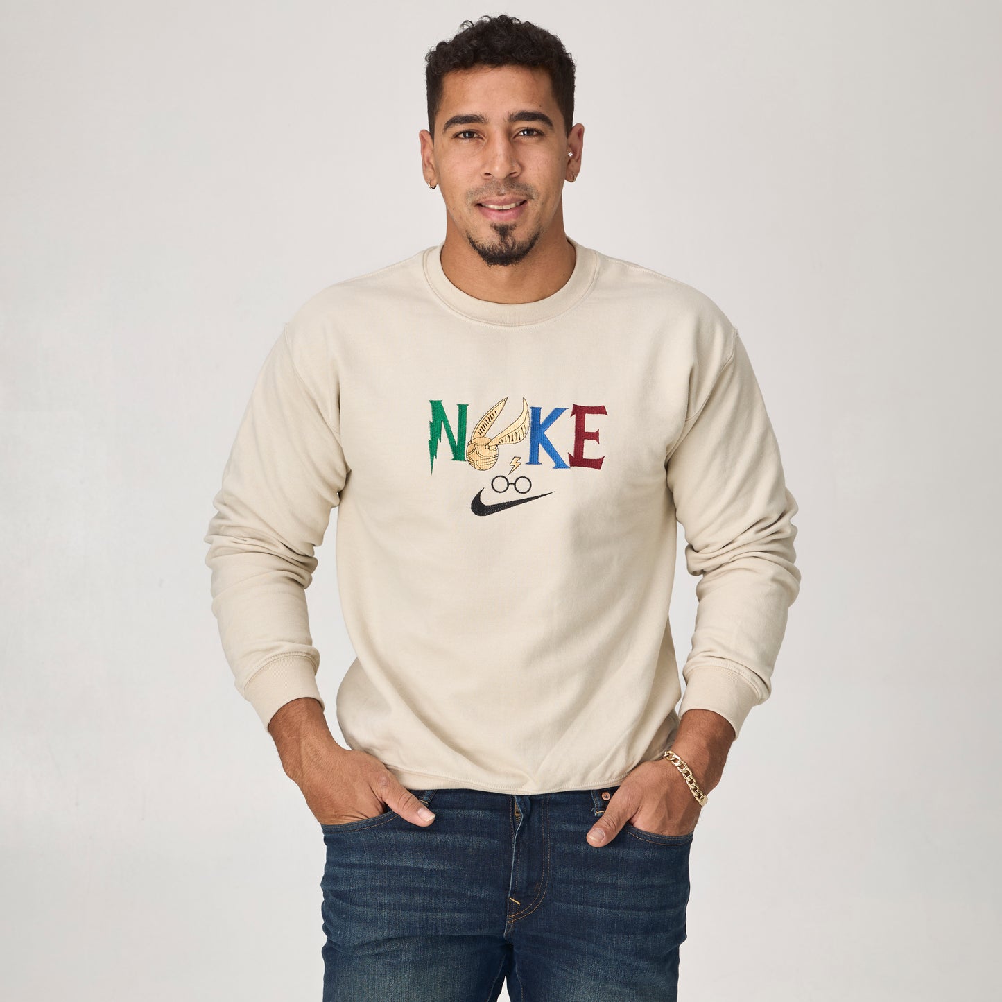 HP embroidered sweatshirt