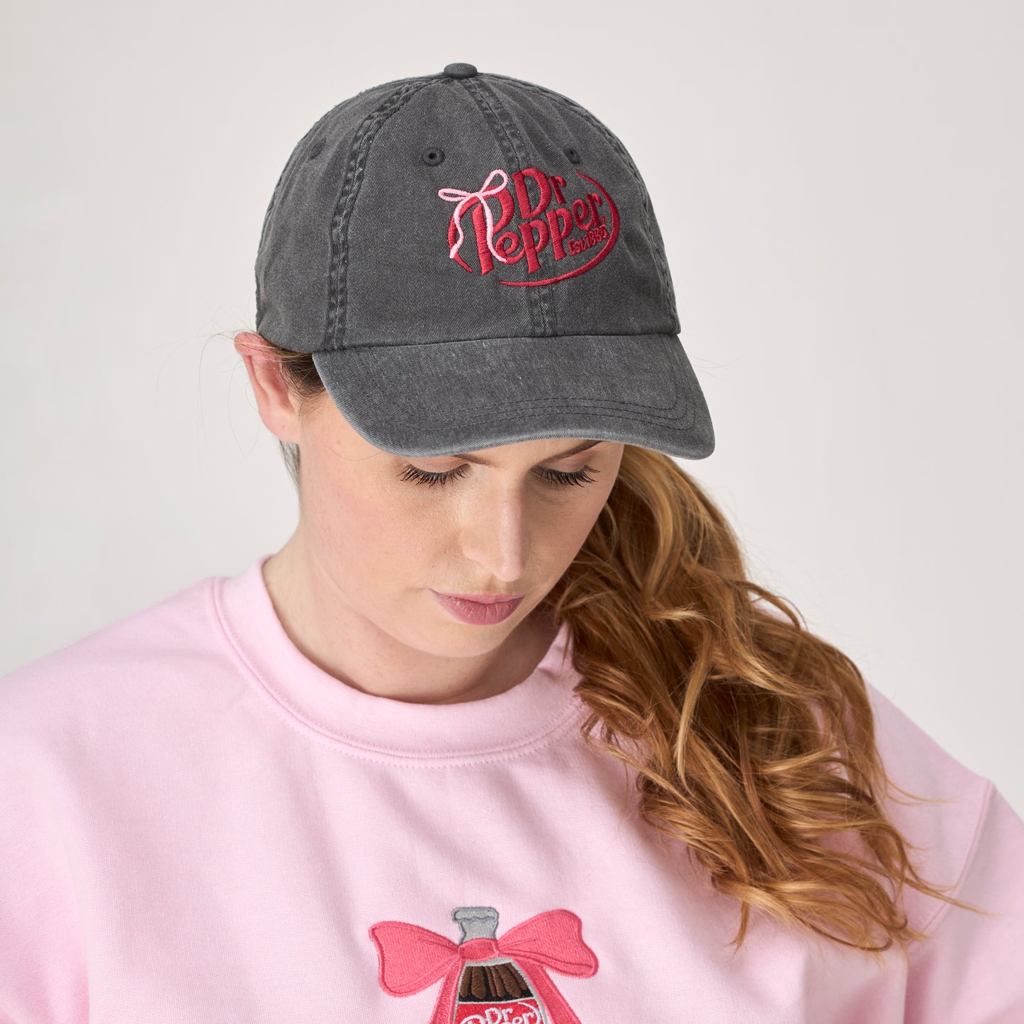 Retro Soda-Inspired Embroidered Hat