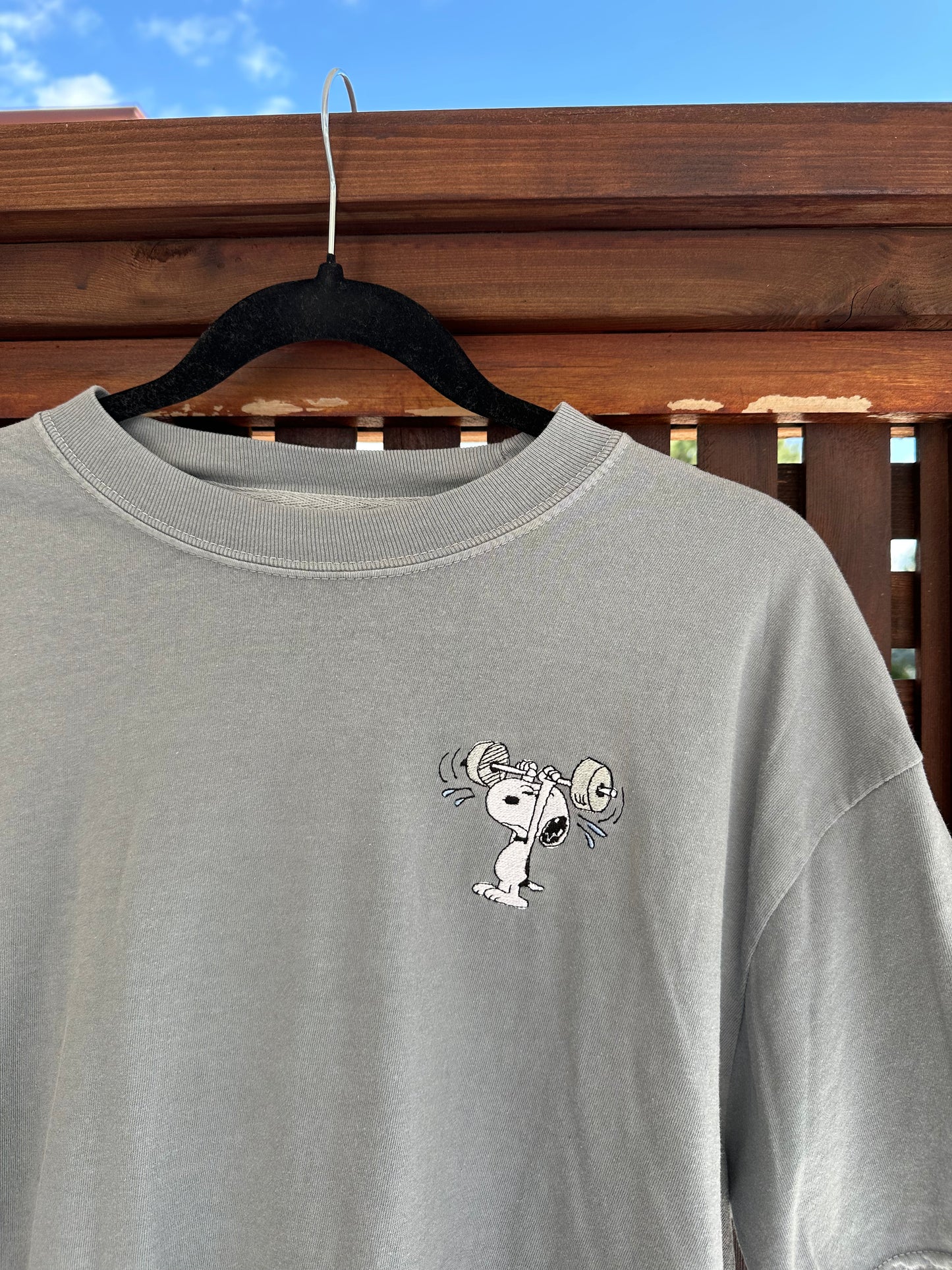 Lift Mode Activated Embroidered Tee