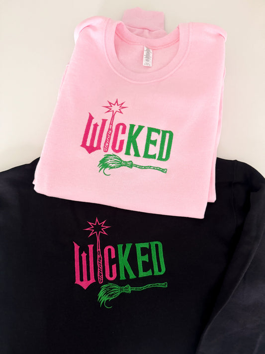 WICKED Embroidered Sweatshirt
