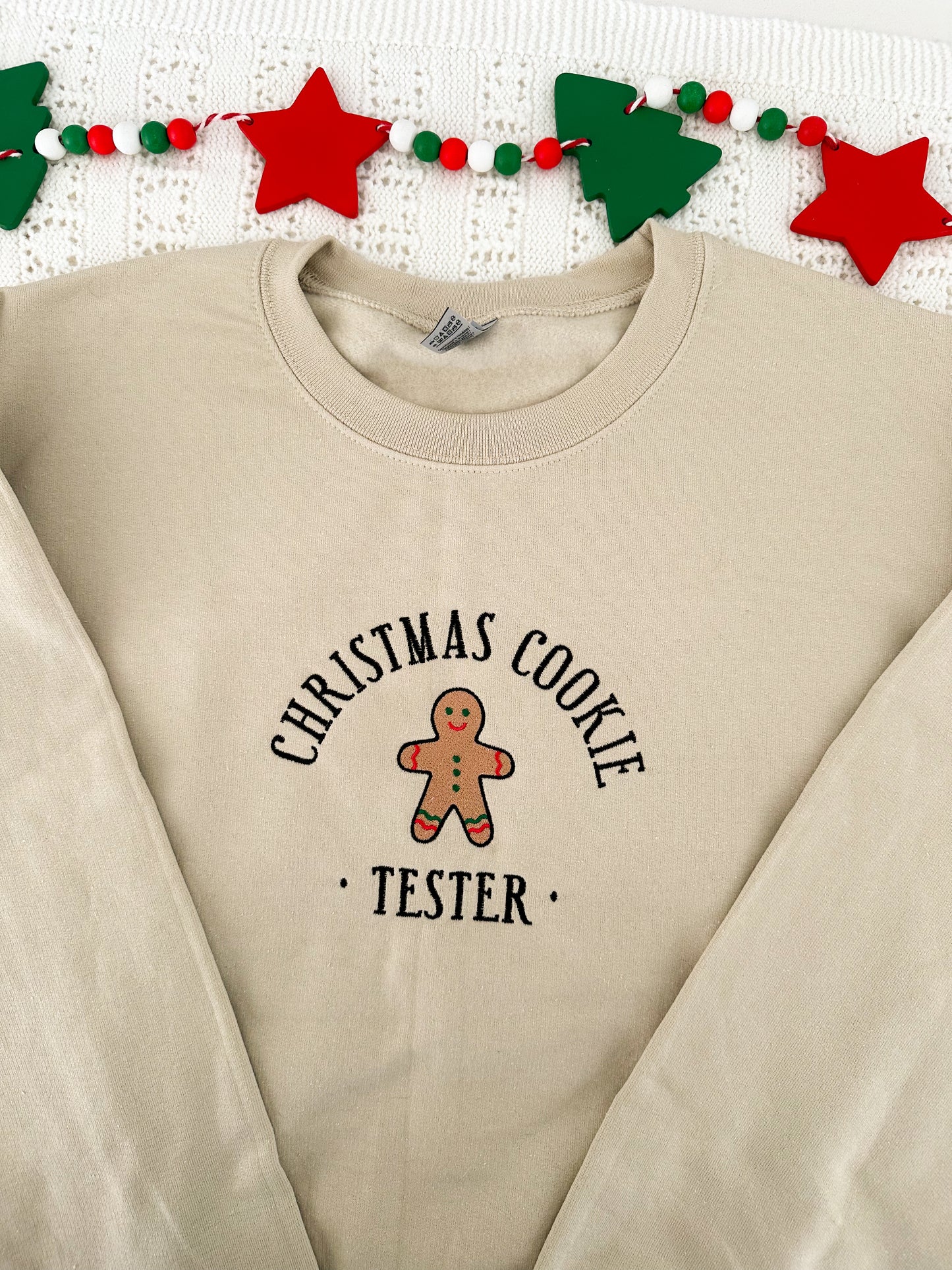 Christmas Cookie Baker & Tester Embroidered Sweatshirts