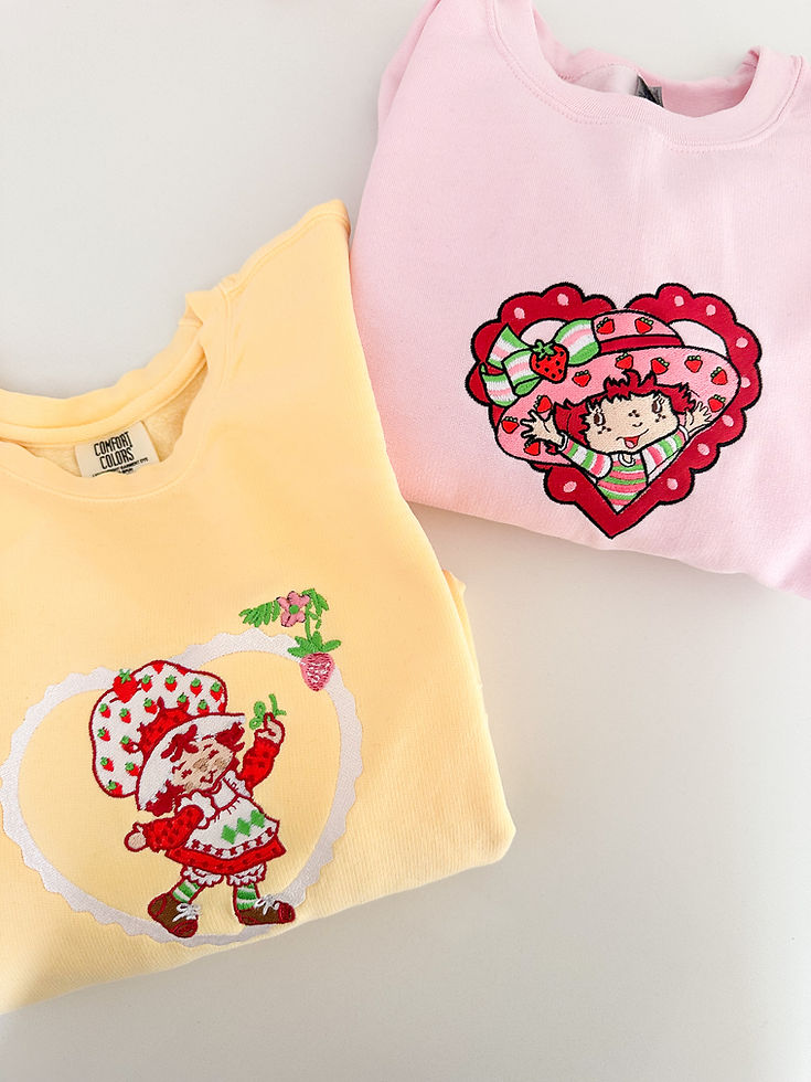 Vintage Strawberry Cutie Sweatshirts