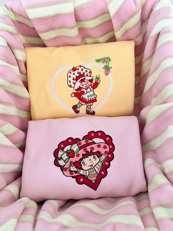 Vintage Strawberry Cutie Sweatshirts