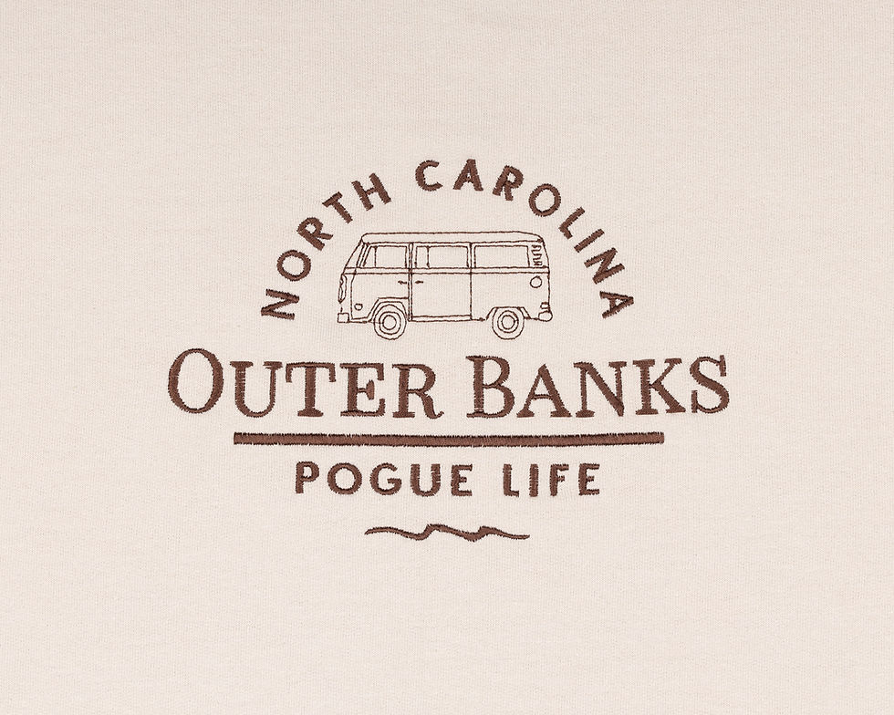 Outer Banks Pogue Life Embroidered Crewneck/Hoodie