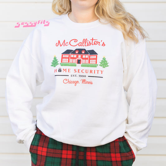 McCallister’s Home Security Holiday Sweatshirt