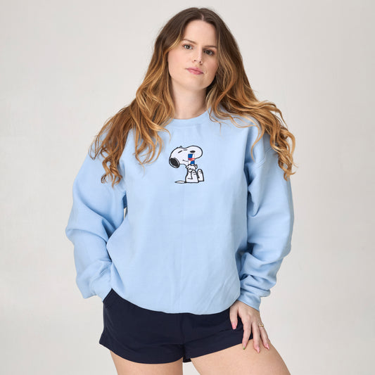 Caffeine Embroidered Crewnecks