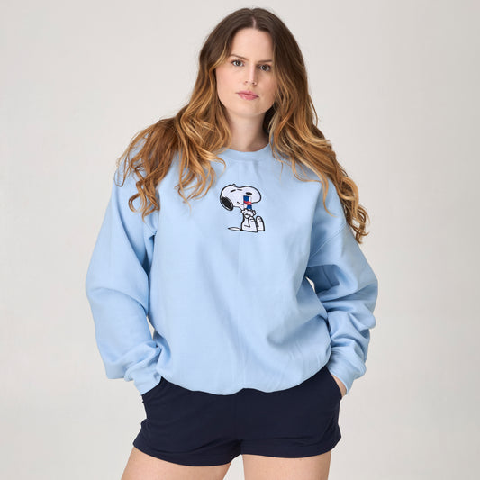 Caffeine Embroidered Crewnecks