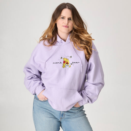 Mama Bear Embroidered Hoodie
