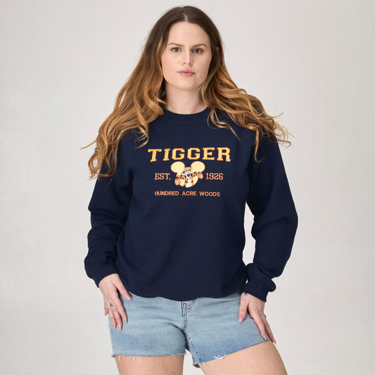 Varsity 100 Acre Woods Crewnecks - Tiger