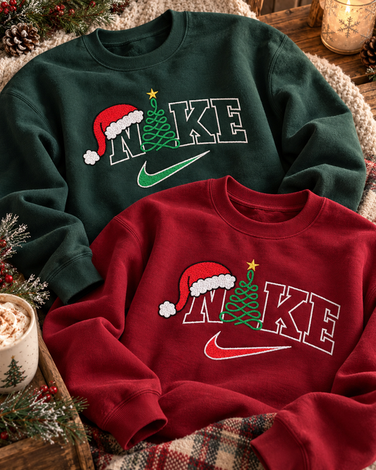 Christmas Matching Embroidered Sweatshirt