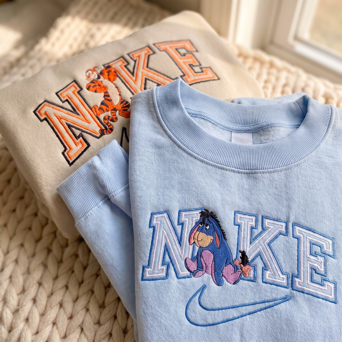Hundred Acre Woods Friends Embroidered Matching Sweatshirt