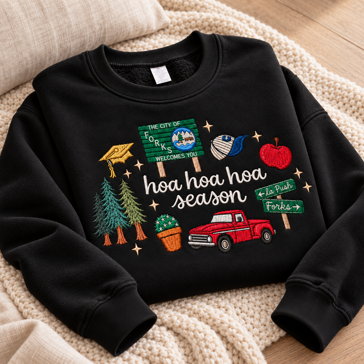 Hoa Hoa Hoa Embroidered Sweatshirt