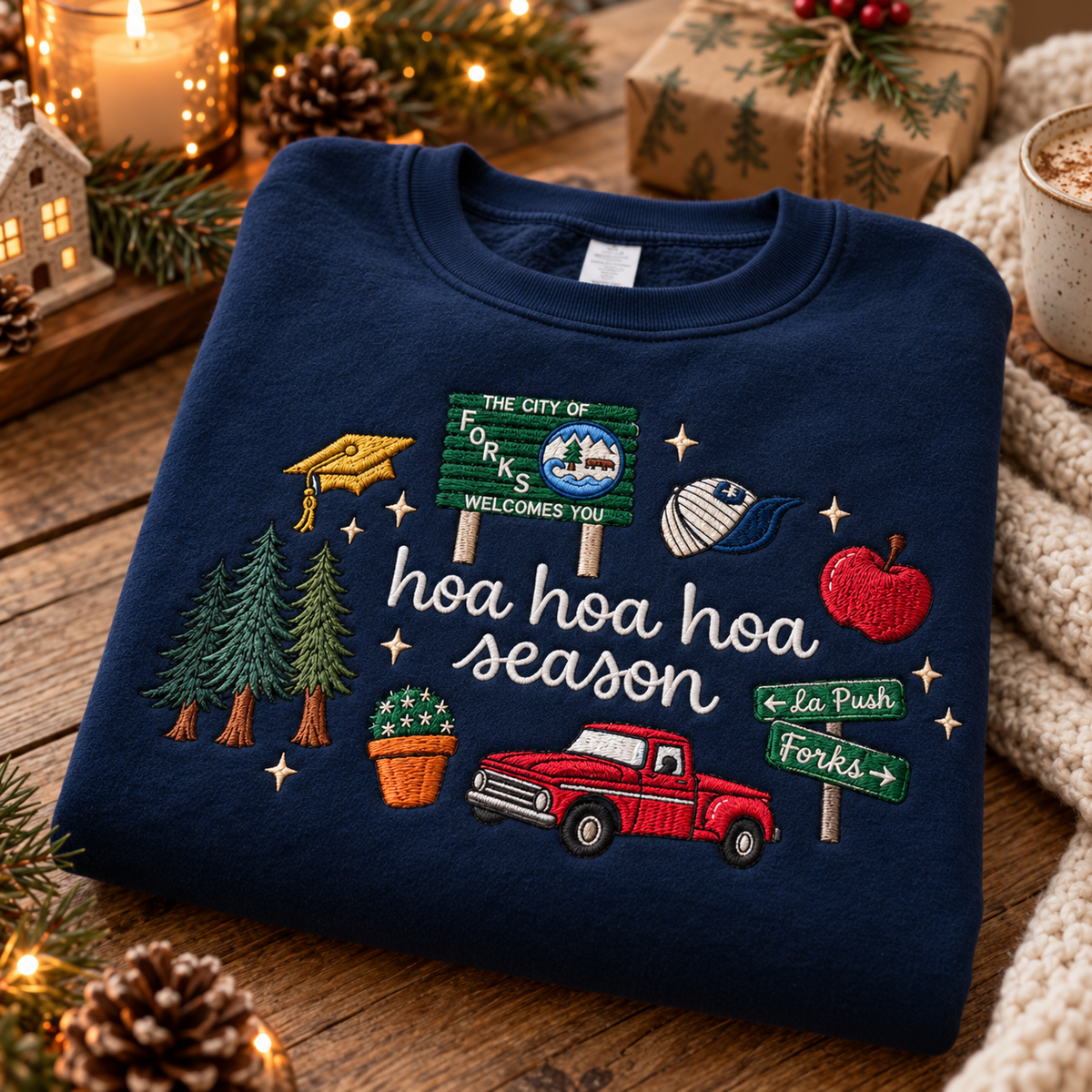 Hoa Hoa Hoa Embroidered Sweatshirt