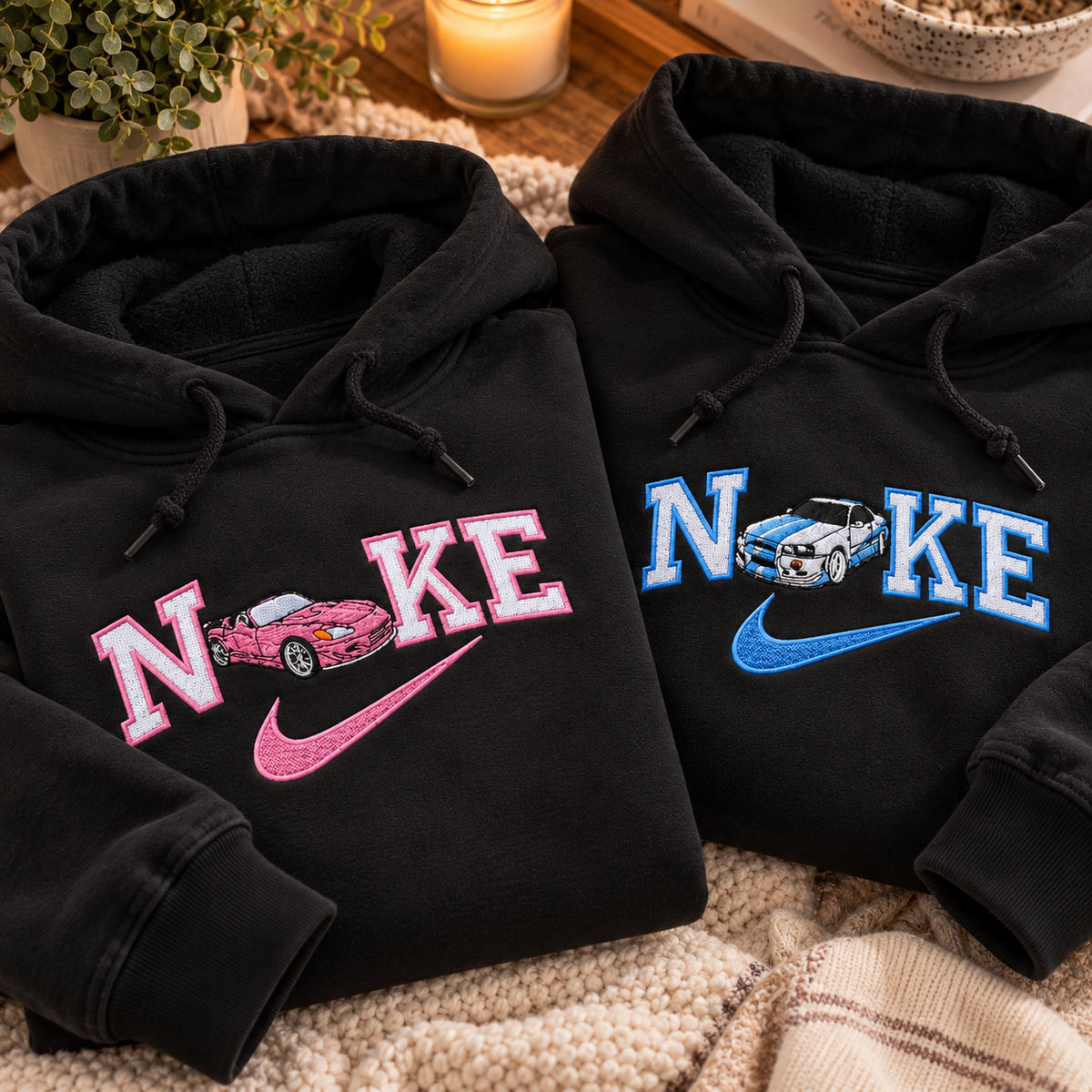 Fast & Furious Cars Embroidered Matching Sweatshirts