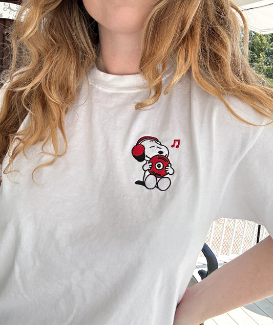 Vinyl Vibes Embroidered Tee