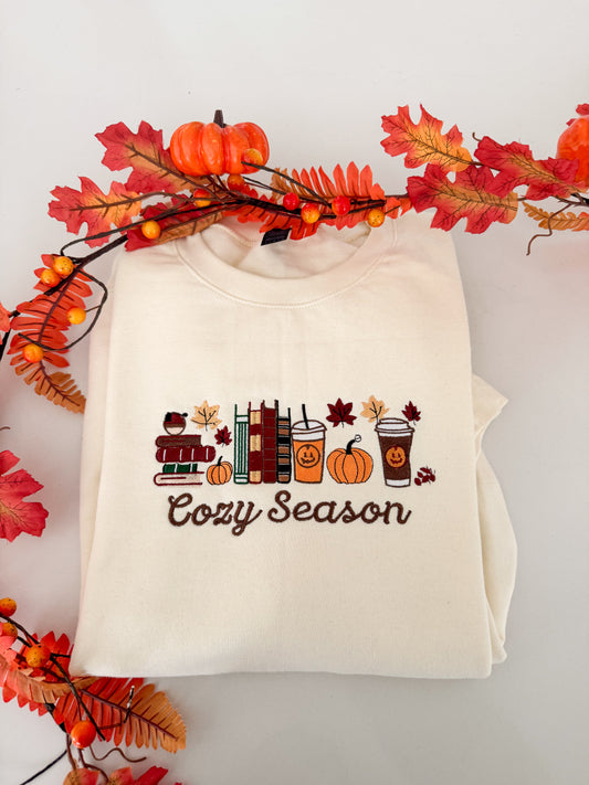 Cozy Season Embroidered Sweater
