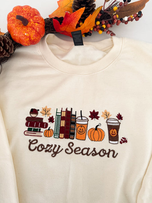 Cozy Season Embroidered Sweater