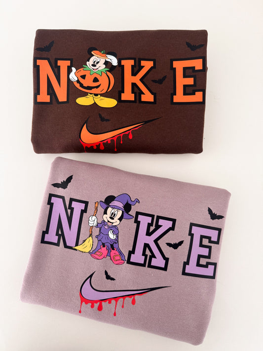 Halloween Mickey & Minnie Matching sweaters