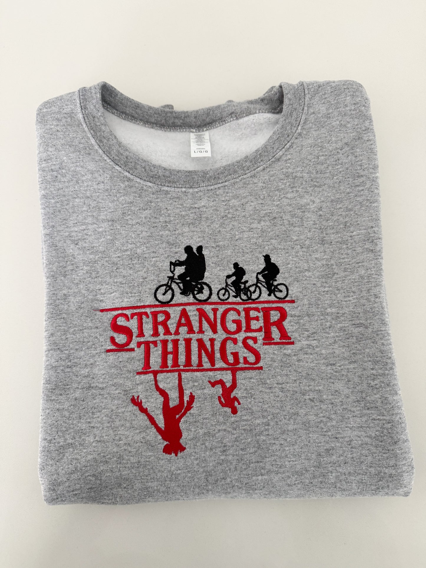 Stranger Things Embroidered Sweater