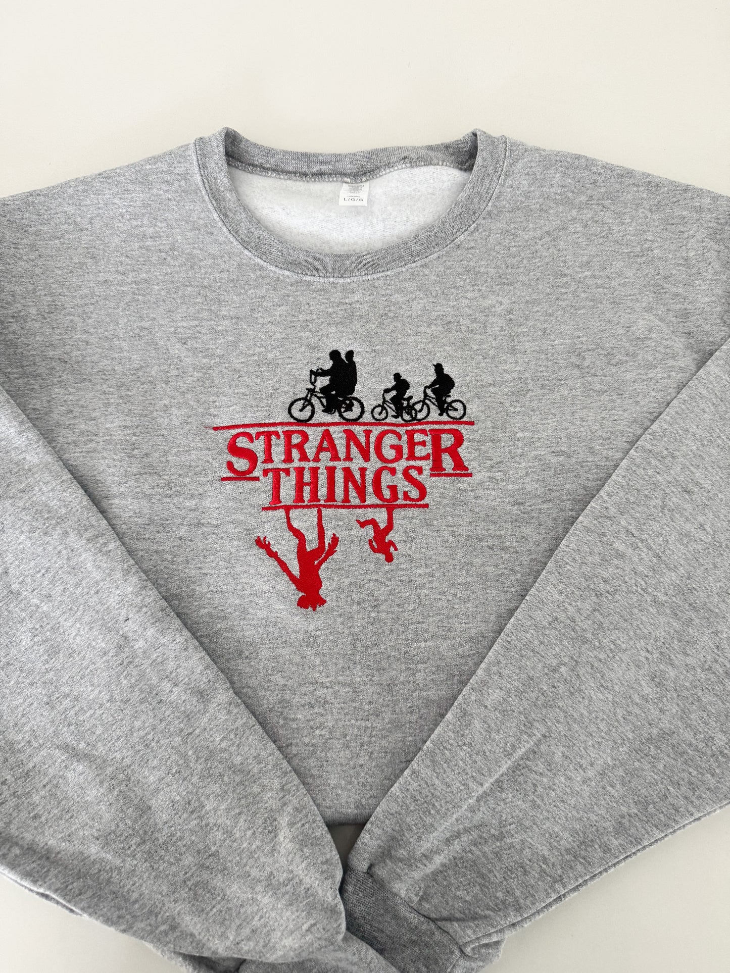 Stranger Things Embroidered Sweater