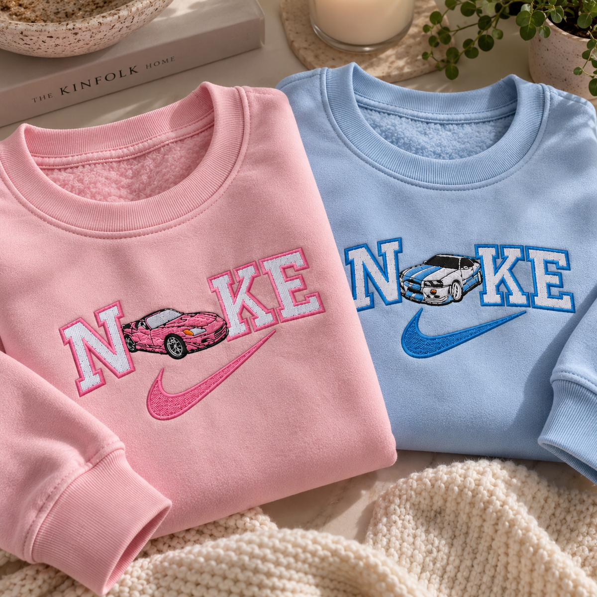 Fast & Furious Cars Embroidered Matching Sweatshirts