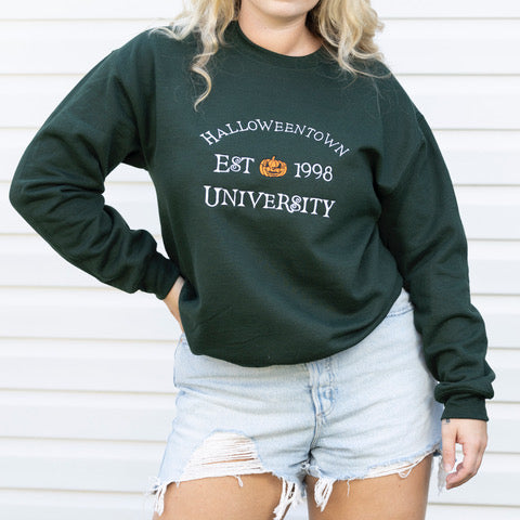 Halloweentown University Embroidered Sweatshirt