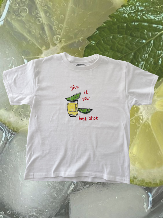 Give It Your Best Shot Baby Tee
