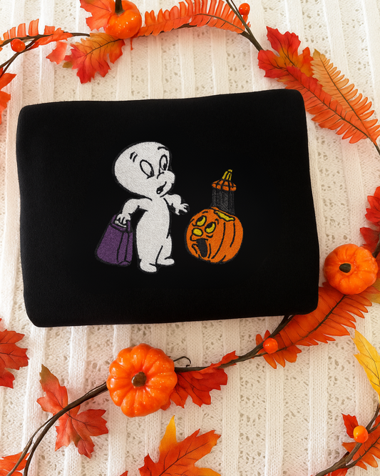 Casper the Friendly Ghost Embroidered Sweatshirt