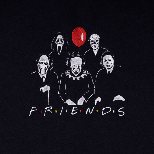 Horror Friends Embroidered Sweatshirt