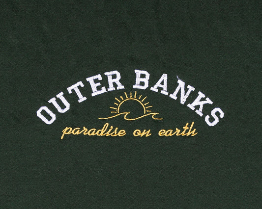 Outer Banks "Paradise on Earth" Embroidered Crewneck/Hoodie