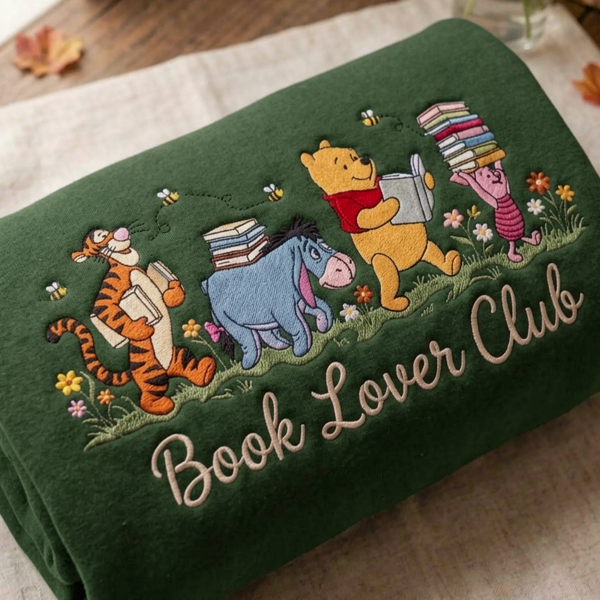 Book Lovers Club Embroidered Sweatshirt